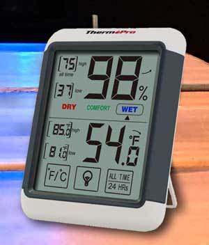 ThermoPro TP55 Digital Hygrometer Indoor Thermometer