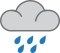 Cloudy With Showers Symbol