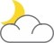 Partly Cloudy Night Symbol