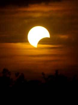 Solar Eclipse Darkening