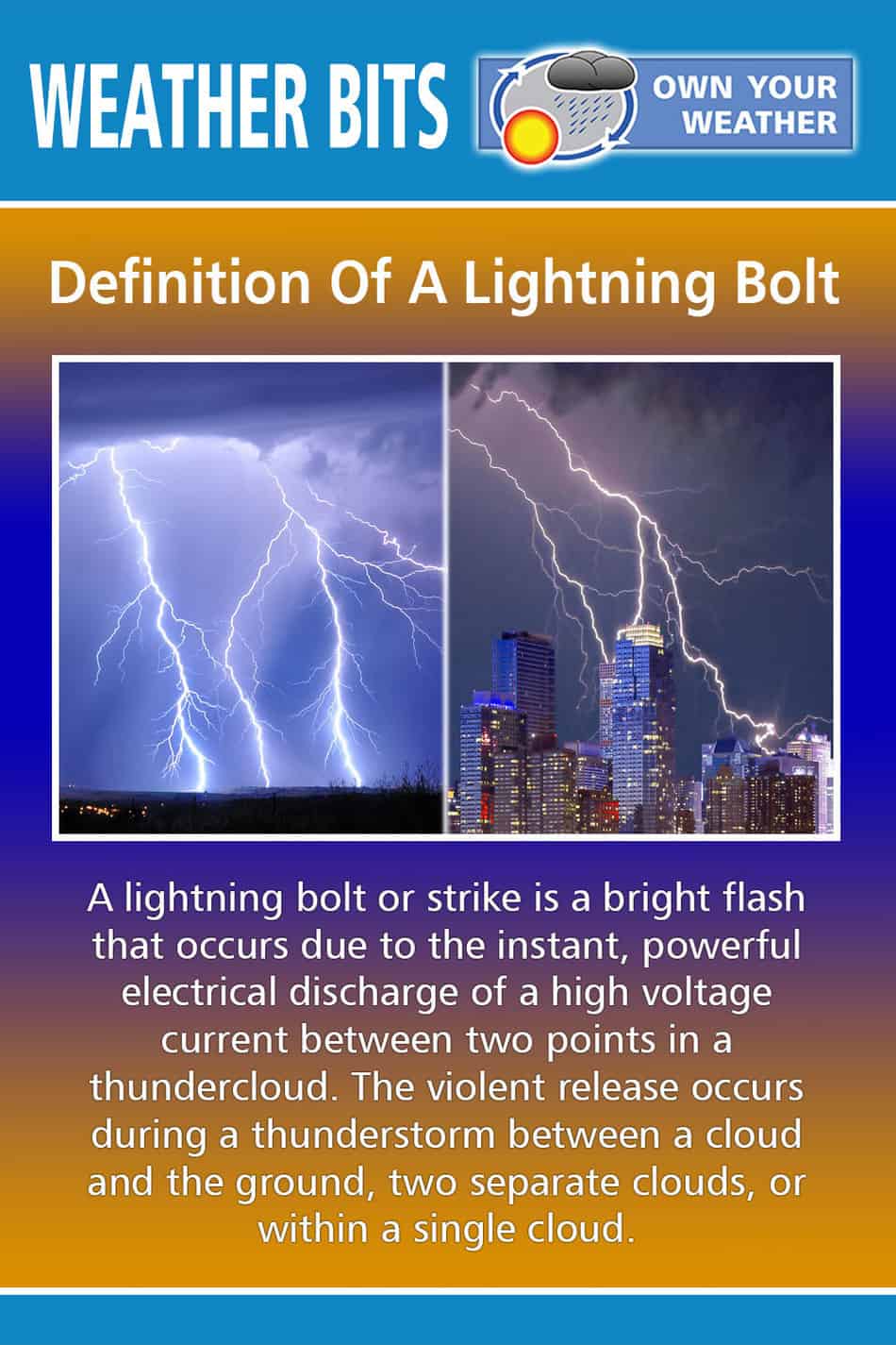 Definition Of A Lightning Bolt