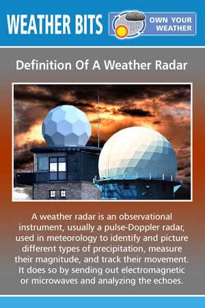 Definition Of A Weather Radar