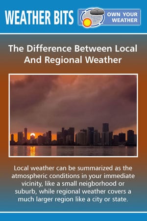 The Difference Between Local And Regional Weather