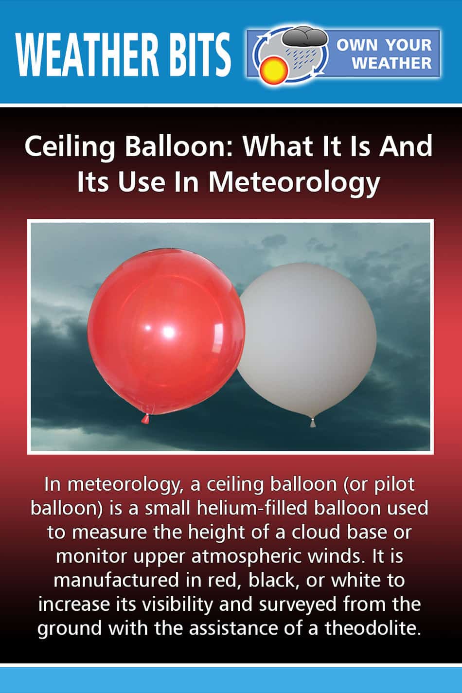 Ceiling Balloon: What It Is And Its Use In Meteorology