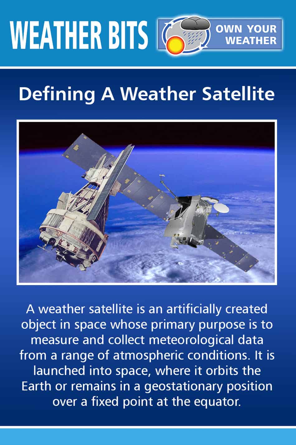 Definition Of A Weather Satellite