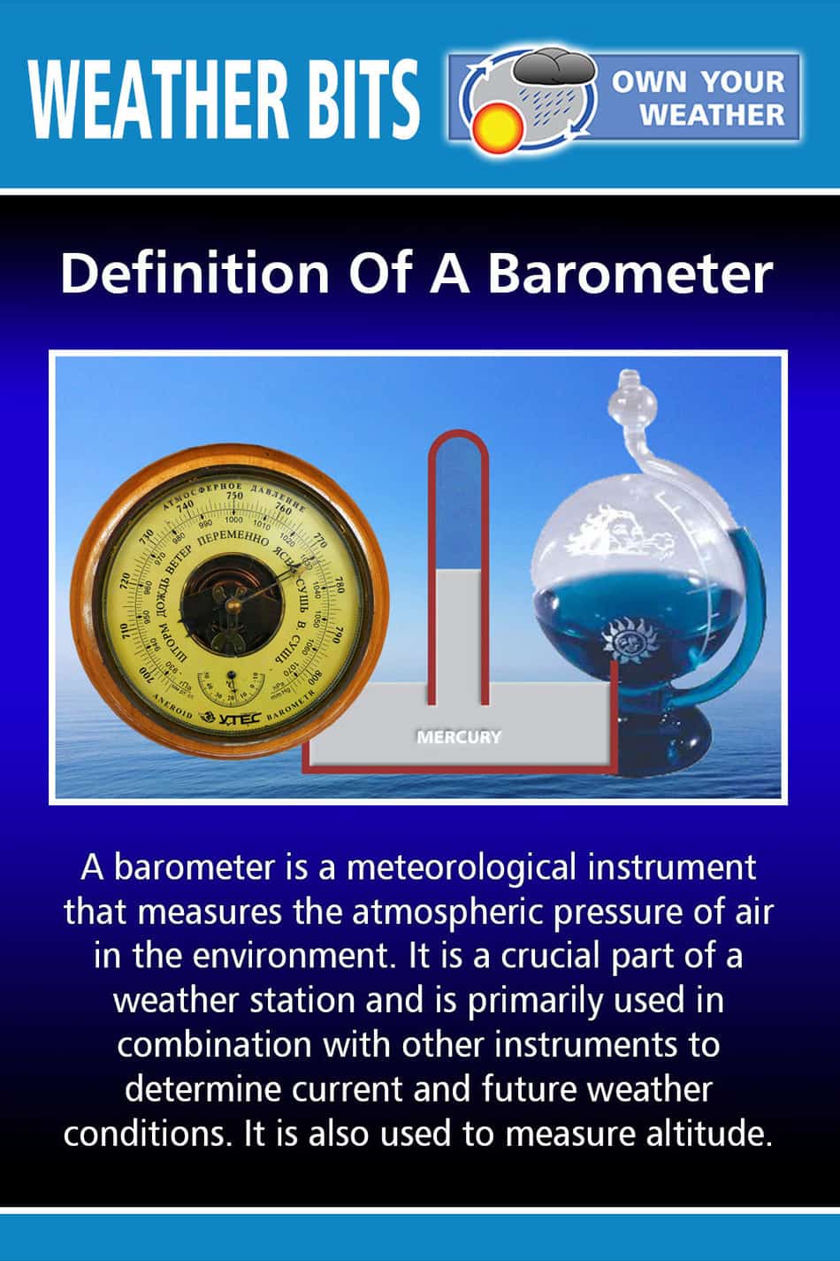 Definition Of A Barometer