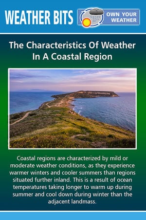 The Characteristics Of Weather In A Coastal Region