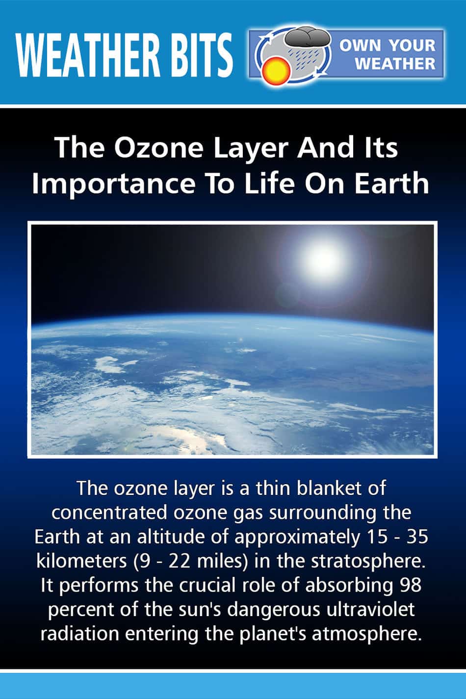 The Ozone Layer And Its Importance To Life On Earth