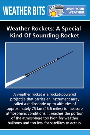 Weather Rockets: A Special  Kind Of Sounding Rocket