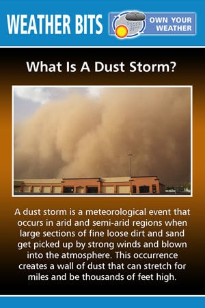 What Is A Dust Storm