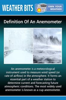 Definition Of An Anemometer