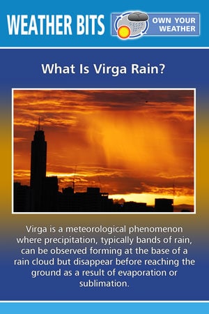 What Is Virga Rain