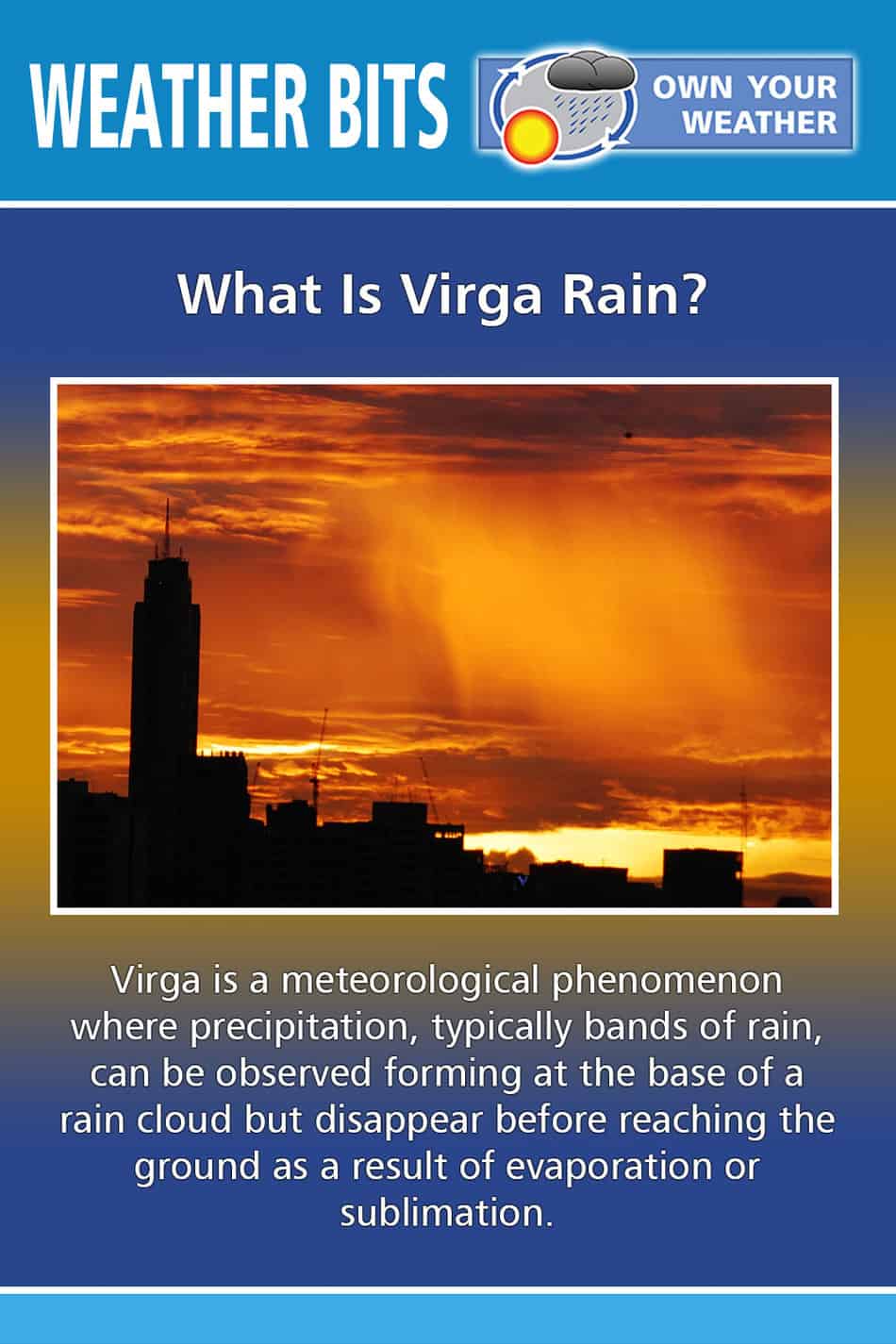 What Is Virga Rain