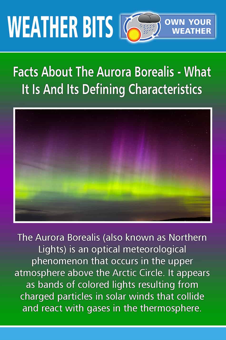 Facts About The Aurora Borealis - What It Is And Its Defining Characteristics
