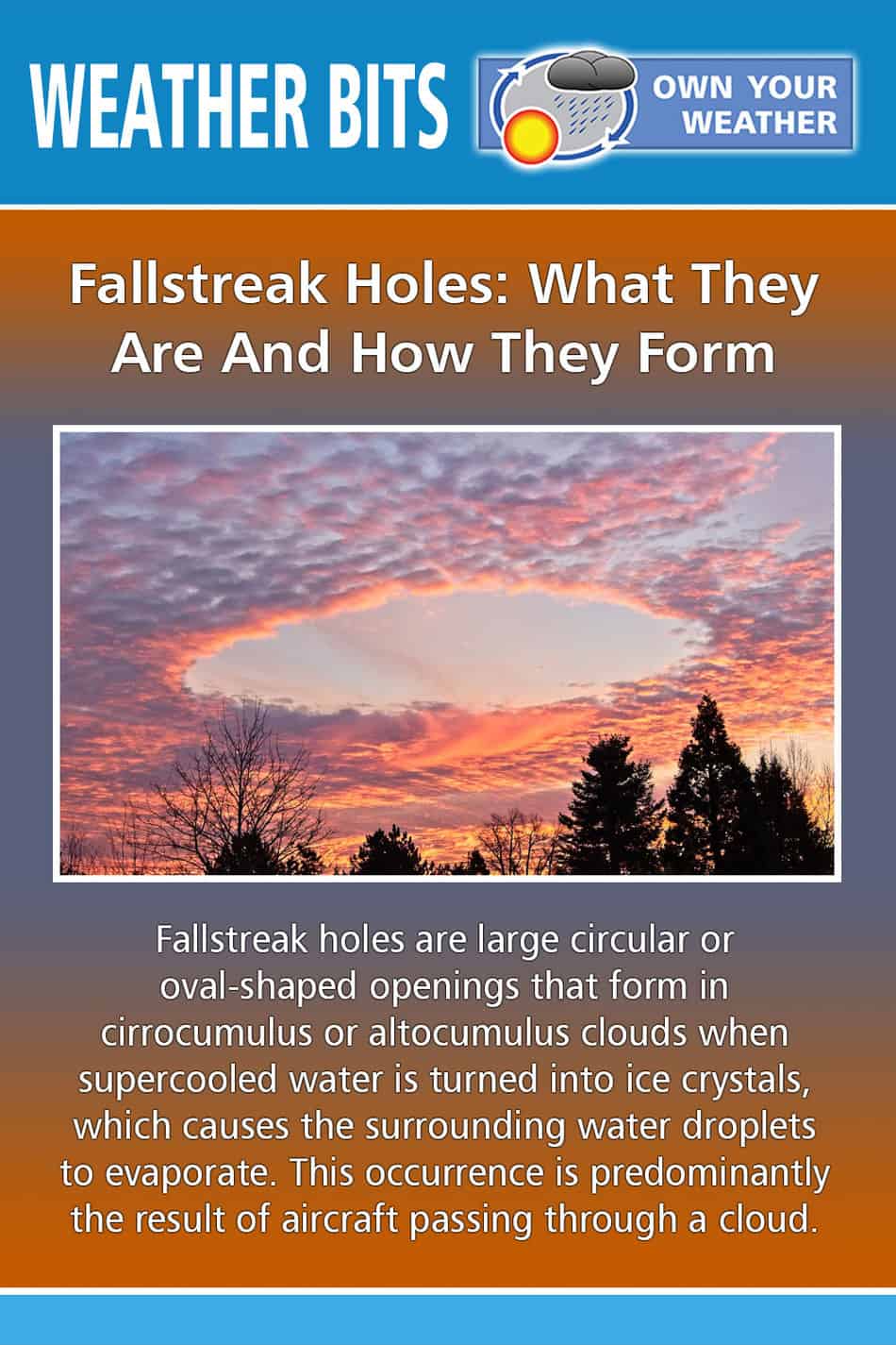 Fallstreak Holes: What They Are And How They Form