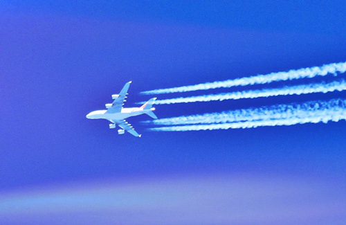 Plane In Stratosphere