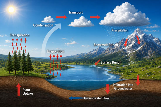 Water Cycle Definition​​​​​​​​​​​​​