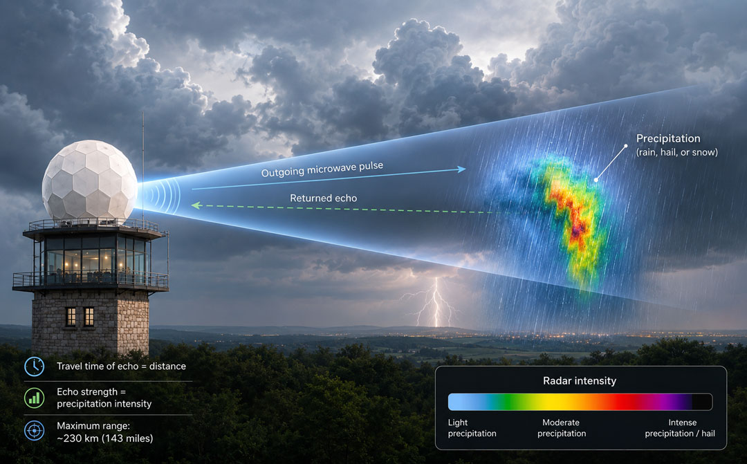 How A Weather Radar Works How A Weather Radar Works