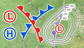 Weather Map Symbols And Elements