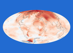 Heat Map of Arctic Amplification Courtesy of NASA